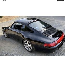 92 Porche carrera back window