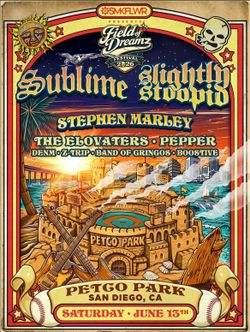 Sublime Slightly Stoopid  San Diego Petco park Floor GA tickets $490 for 2 tickets