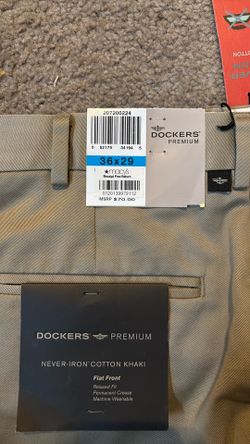 Khakis - Flat Front - No Cuffs - Dockers