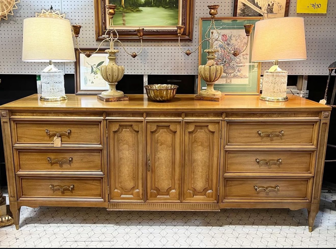 American of Martinsville Long Dresser
