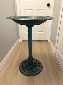 New bird bath