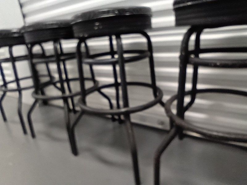 Four Steel Barstools