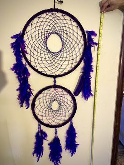 Huge Purple Dreamcatchers Handmade. Many To Choose From 