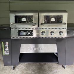 Cuisinart Twin Oaks Smoker & Grill Combo