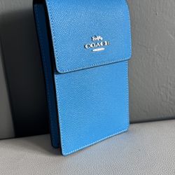Coach  Leather PHONE CROSSBODY NEW 