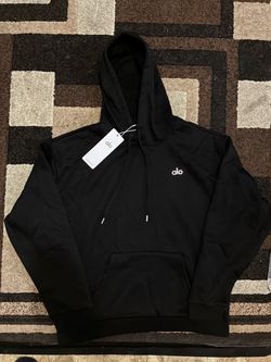 Alo Yoga Black Pullover Hoodie