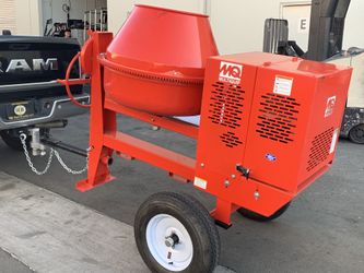 Gas cement mixer mutiquip new, 3400.00