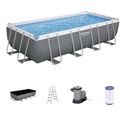 Above Ground Swimming Pool Set 