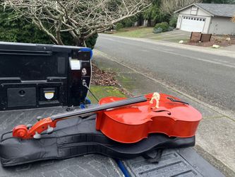 Cecilio 4/4 Full Size Cello, Beginner Cello 4/4, Acoustic Cello Set with Portable Bag, String Musical Instruments for School Orchestras However there 