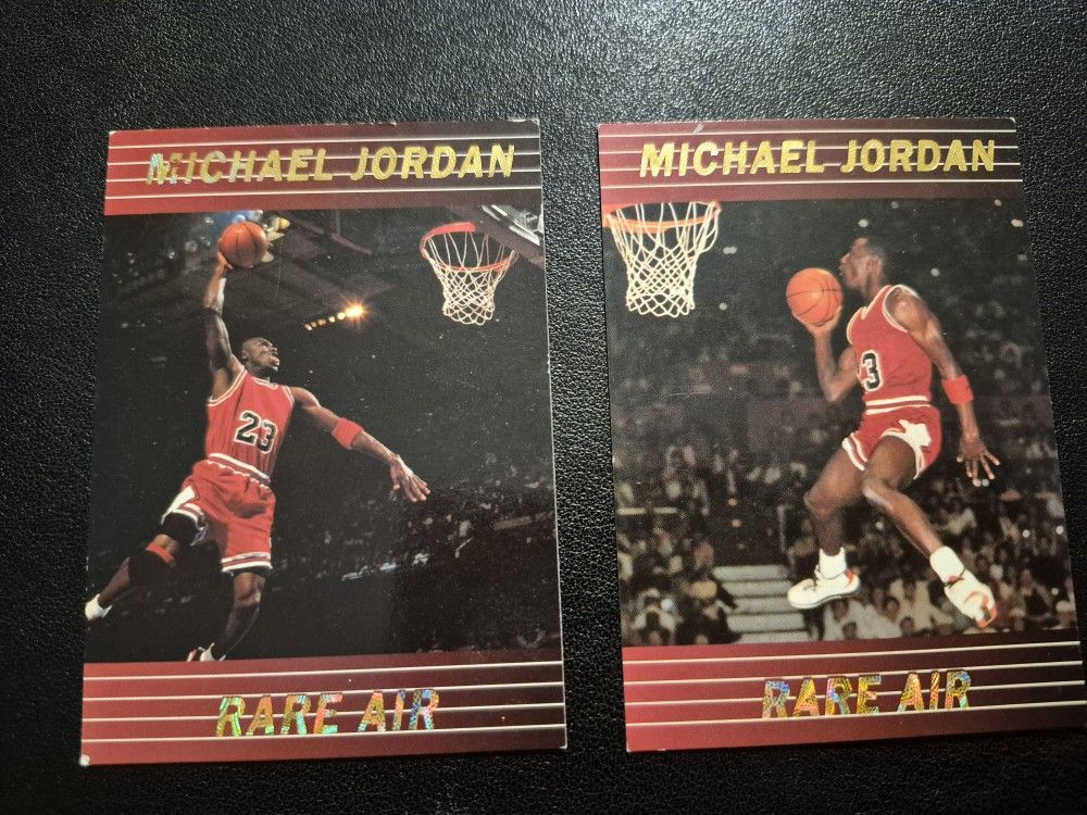 Michael Jordan Rare Air (Very Rare) Promo Cards)