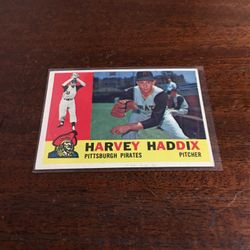 Sharp 1960 Harvey Haddix Baseball Card 