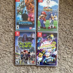 4 Nintendo Switch Games