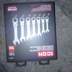 🔥 NEW ICON Professional Tool Sets – Ratcheting Wrenches, 1/4” Flex Head Ratchet, 41pc Tap & Die (94102)