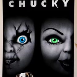 Bride Of Chucky Love Blood & Chaos Vows Of Terror Wall Tapestry 24"× 35"