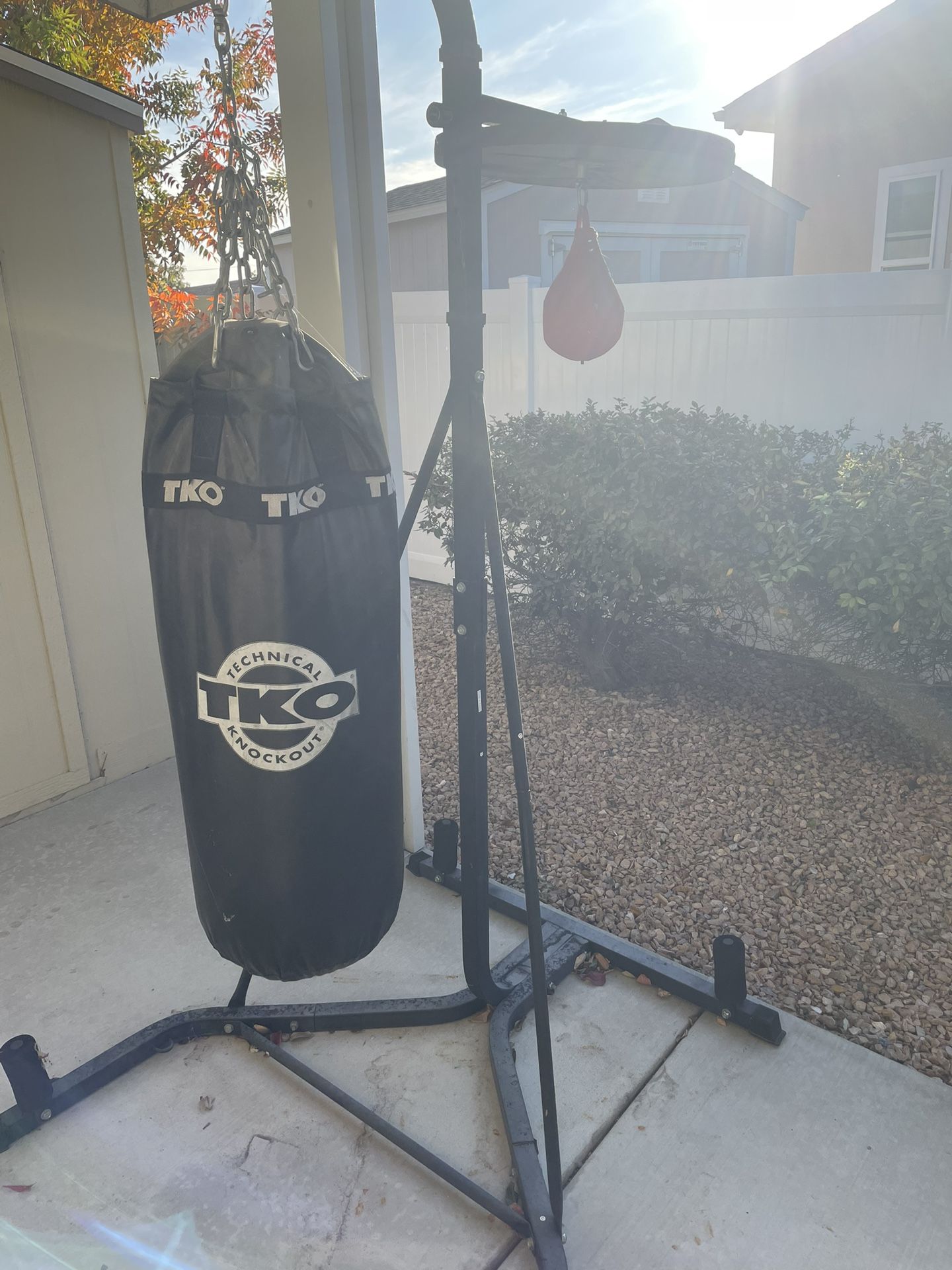 Punching bag AND stand