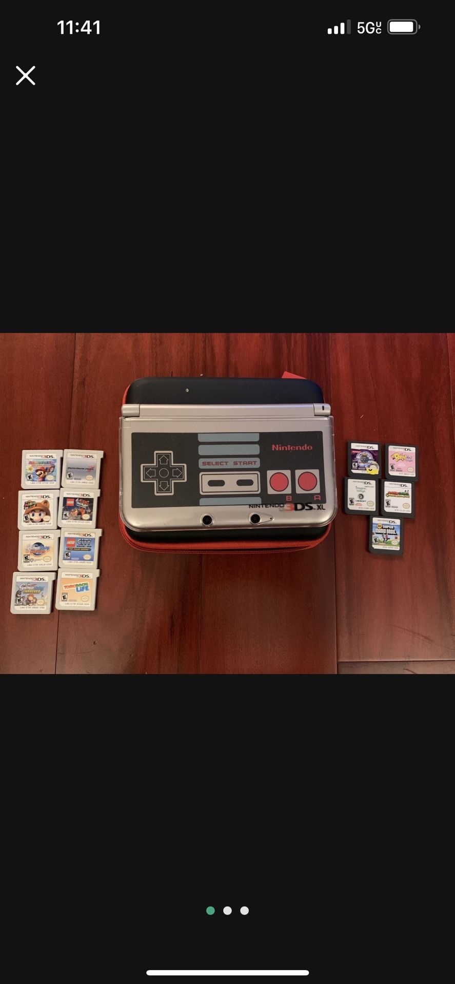 3DS XL With Games/PS 1 With Games