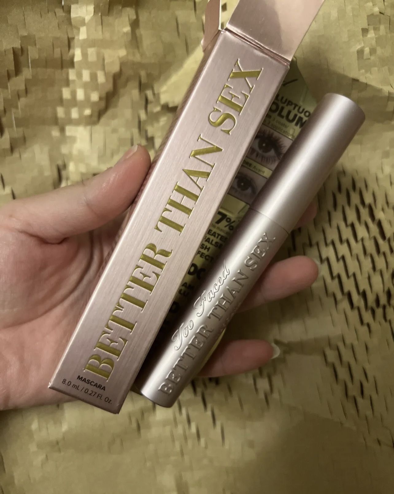 Too Faced Better Than Sex Waterproof Mascara 0.27 oz. New