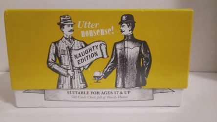 Utter Nonsense Naughty Edition Card Game