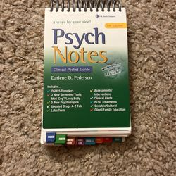 Psych Notes Pocket Guide 5th Edition