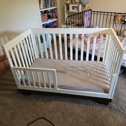 Babyletto Modo 3-in-1 Crib w/ Toddler Rail + Mattress