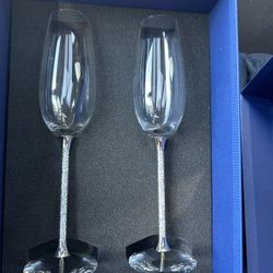 Swarovski Crystalline Toasting Flutes  