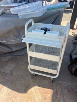 Rolling Craft Cart