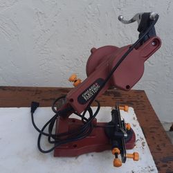 Electric Chain Saw Sharpener Like New.