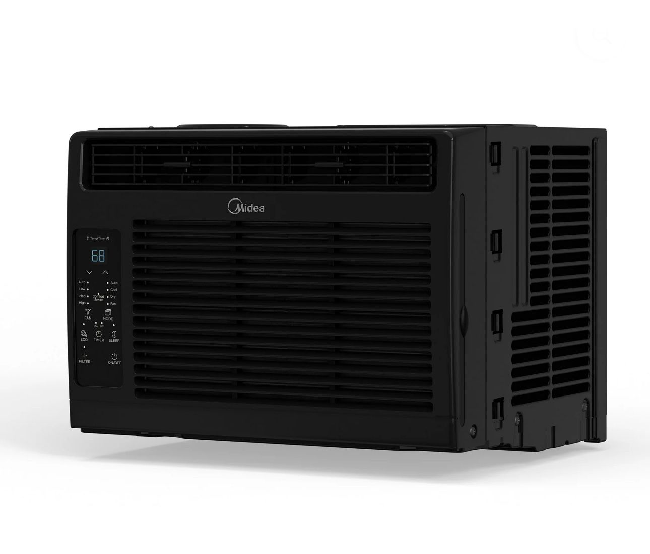 6,000 BTU 115V Window Air Conditioner with Comfort Sense Remote, up to 250 Sq. ft., Black, New