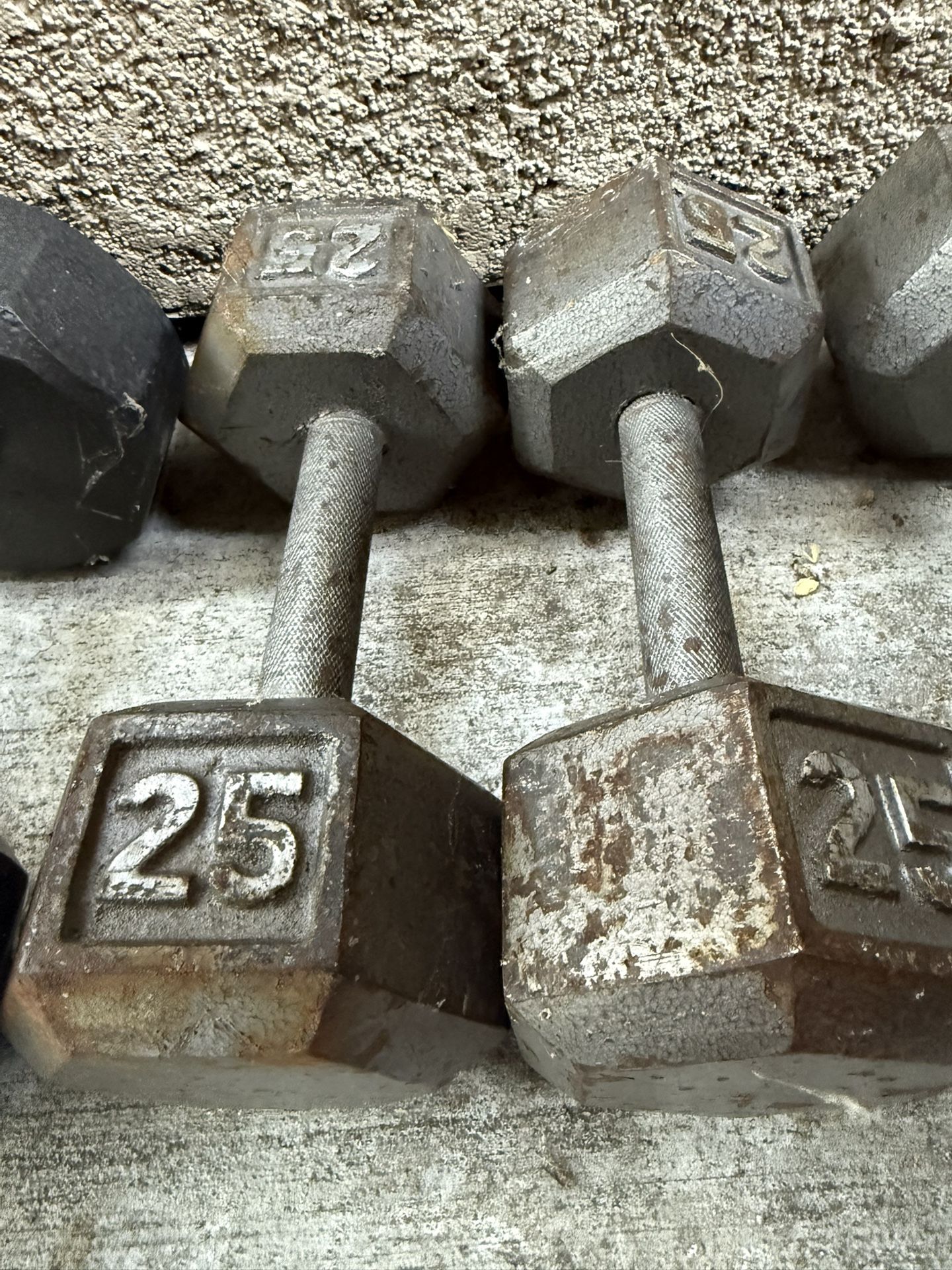 25 Pound Dumbbell Set