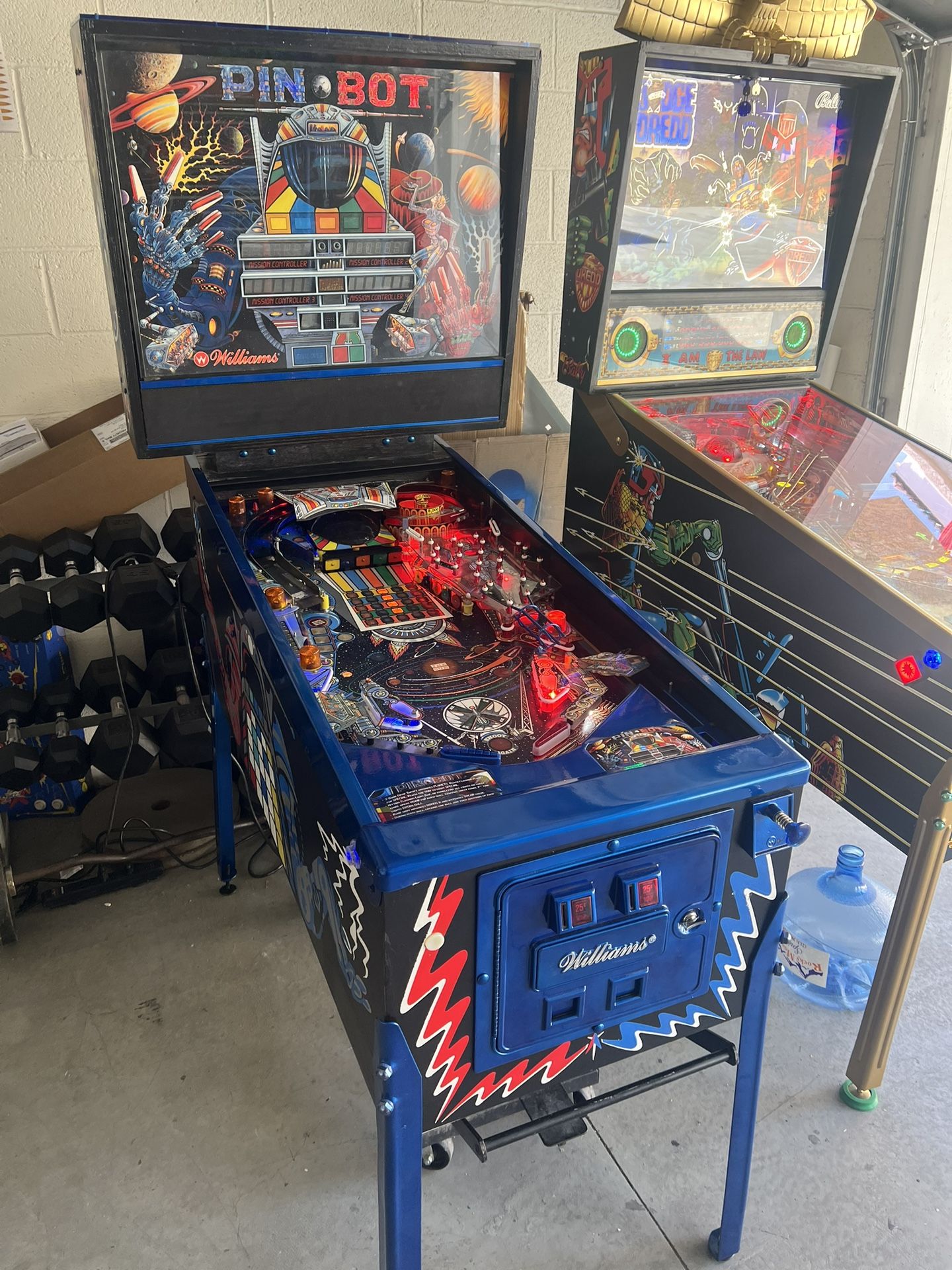 Restored Pinbot Pinball Machine 