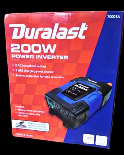 DURALAST 200W POWER INVERTER