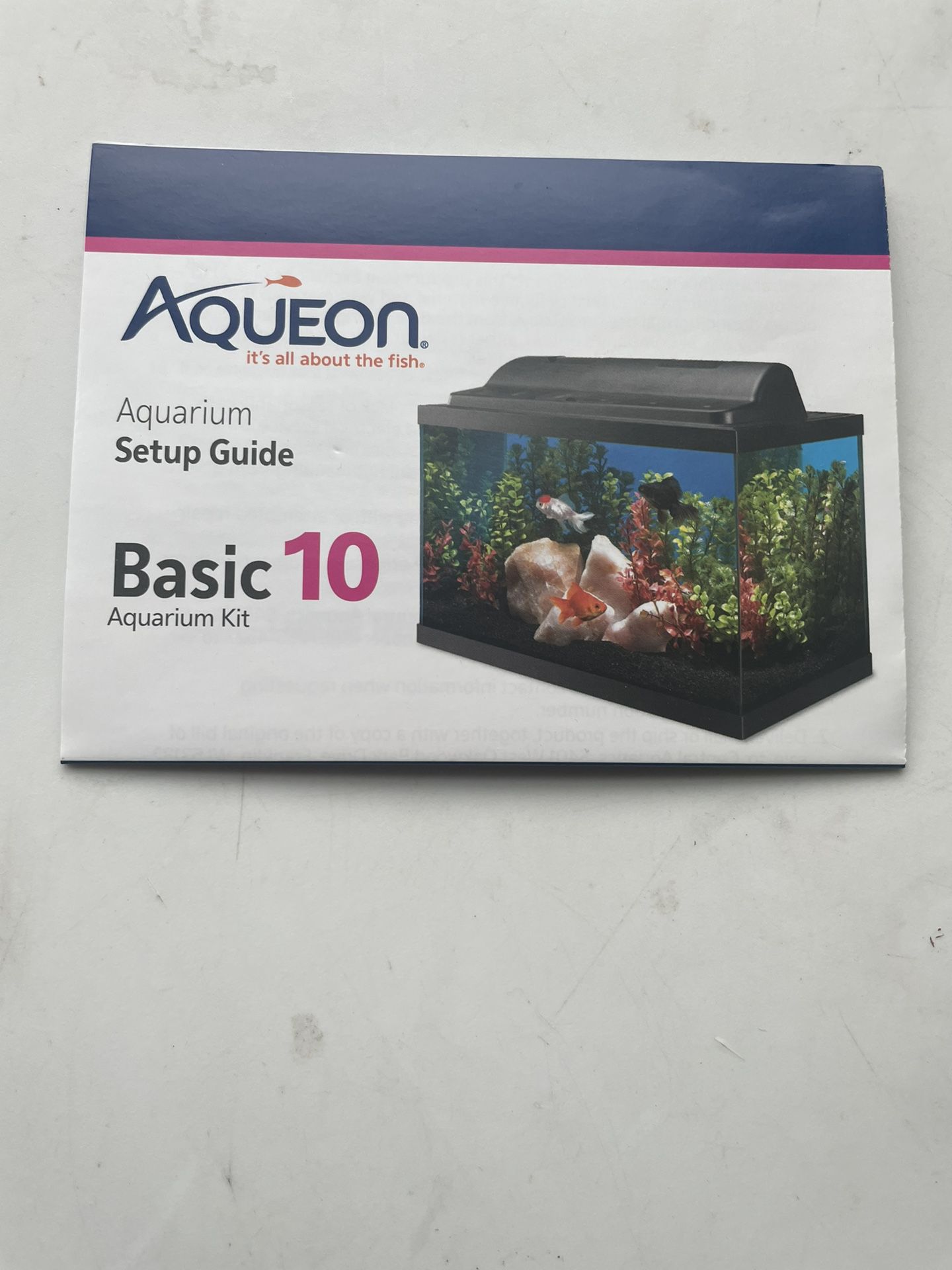 New 10 Gallon Fish Tank With Pump & Filter 