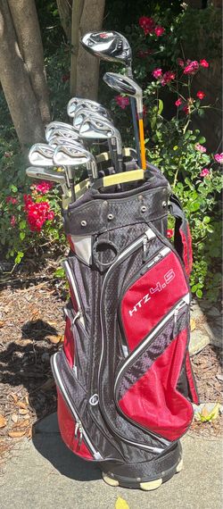 TaylorMade r7 Golf Set (R9 Driver+2hybrid+3i-pw+aw+60°Vokey+Odyssey putter+cart bag)