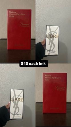 Baccarat and ysl perfumes