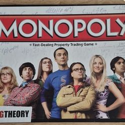 THE BIG BANG THEORY MONOPOLY BOARD GAME (READ BEFORE MESSAGING) ***SEE OTHER POSTS***