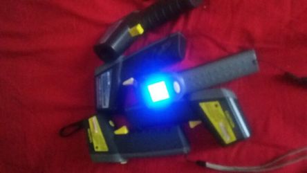 Digital laser thermometers