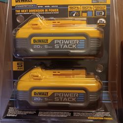 20v Powerstack  5ah Batteries 2-pack