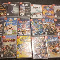 Unopened Nintendo Switch Games Different Prices 