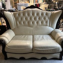 Leather Love Seat Couch