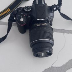Nikon D5200 DSLR Black Camera w/ 18-55mm Lens