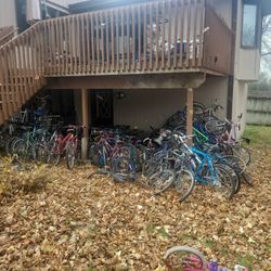 Bikes For Sale 20$ For 1'bike, 40$ 4'bikes, 100$ 10. 