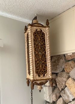 Rare hanging Lamp from Beverly Hillbillies Estate