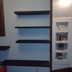 Custom Made Floating Shelves