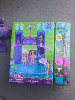 Polly pocket wild waves cheap castle