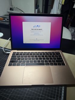 MacBook Air Retina 13″ (2018), Gold, 128 GB SSD