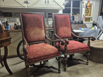 Pair of Big Victorian Style Chairs
