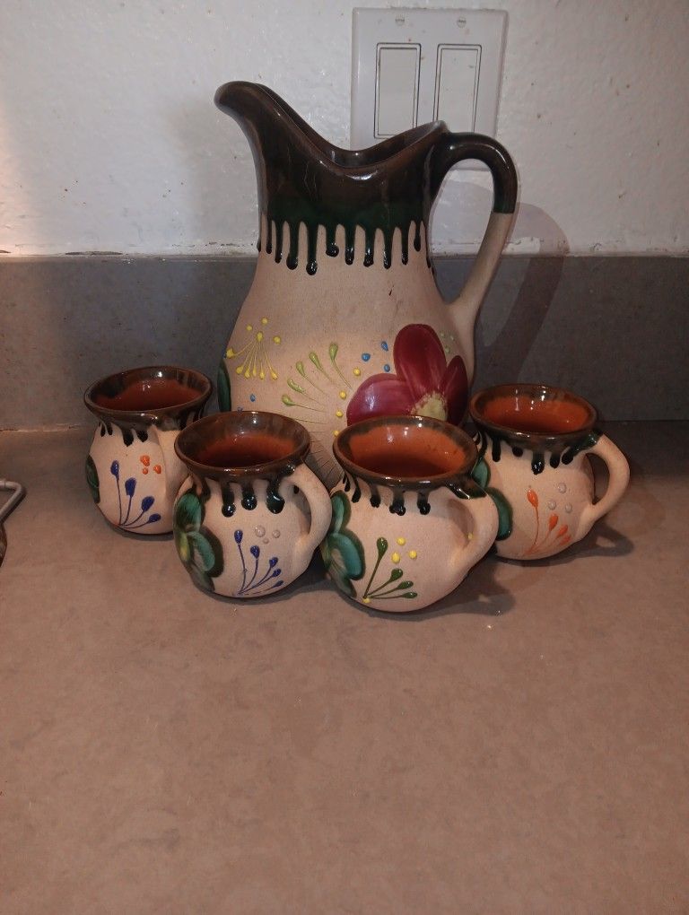 Set Of 5 Jug And Cups