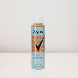 Degree Women's Whole Body Deodorant Spray, Fresh Citrus Scent, Aluminum Free, 4oz
