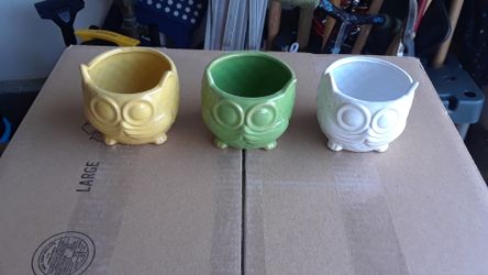 Owl planters