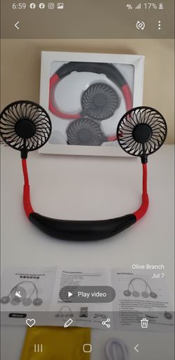 Portable Neck Fan